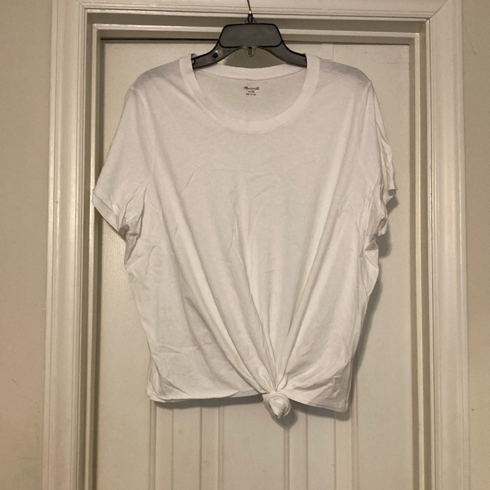 Madewell white tee